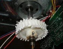 Stripped garage door opener gear and sprocket